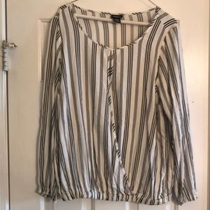 Torrid Stripe blouse